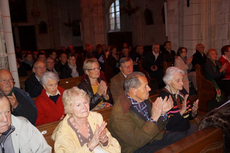 Le public pendant le concert de l'Harmonie Chorale de Brinon à Clémont 2013
